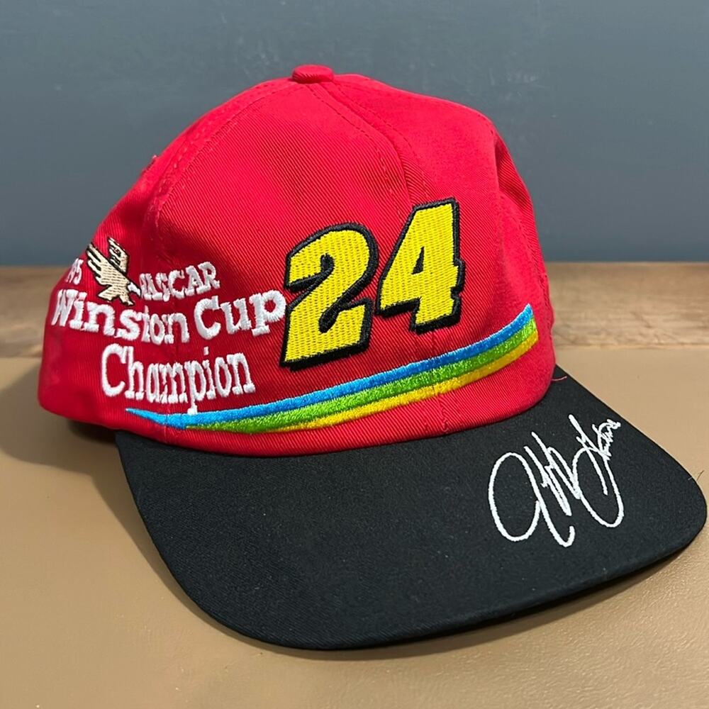Vintage 1995 NASCAR Winston Cup Champion Jeff Gordon DuPont racing adjustable